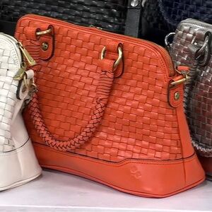 Patricia Nash Augusta Satchel APRICOT